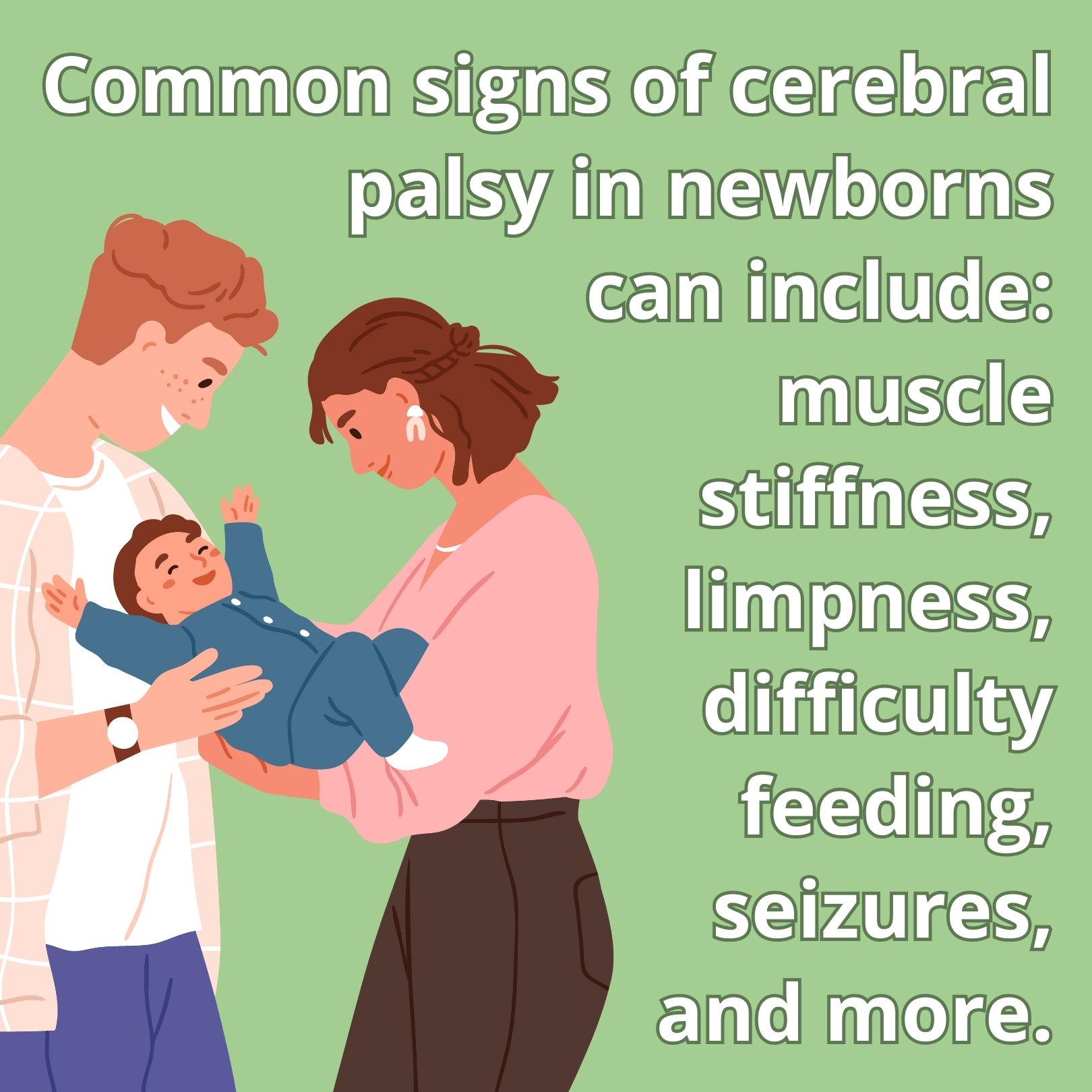 common signs of cerebral palsy in newborns